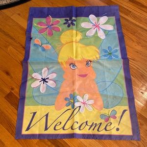 Tinkerbell Garden flag , size 40 x27 1/2.